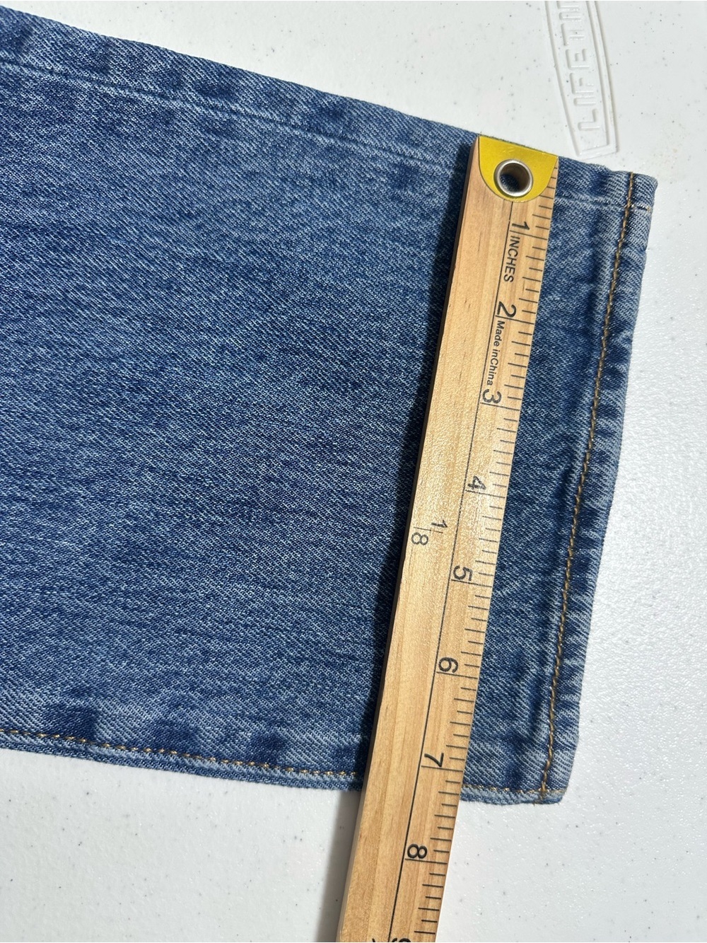 Levis 501 Mens Original Fit Button Fly Straight Leg Size 30x32 Blue Denim Jeans - Picture 13 of 13